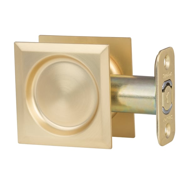 Sure-Loc Hardware Sure-Loc Hardware Square Pocket Door Pull, Passage Satin Chrome DP711 26D - main